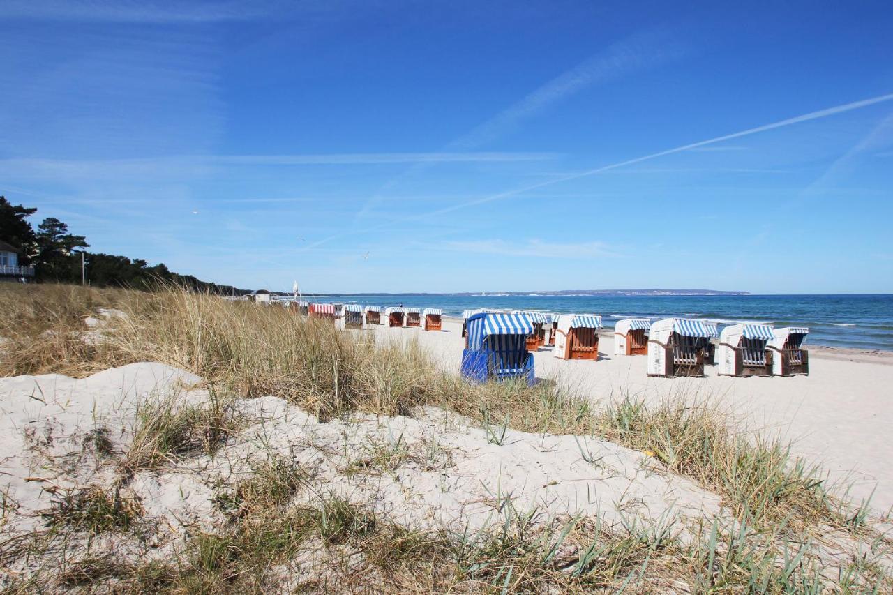 Aparthotel Ostsee Fewo 6 Balkon, Meerblick, Strand 宾茨 外观 照片