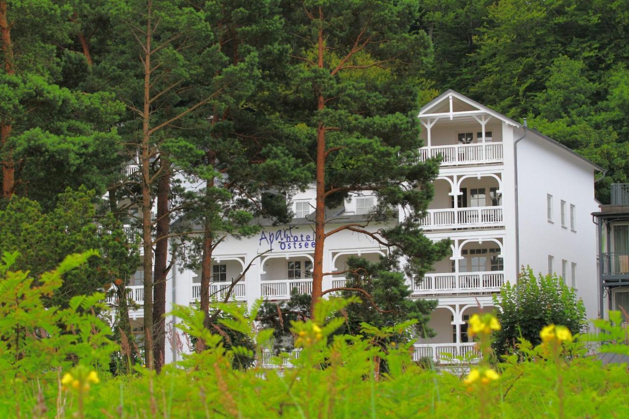 Aparthotel Ostsee Fewo 6 Balkon, Meerblick, Strand 宾茨 外观 照片