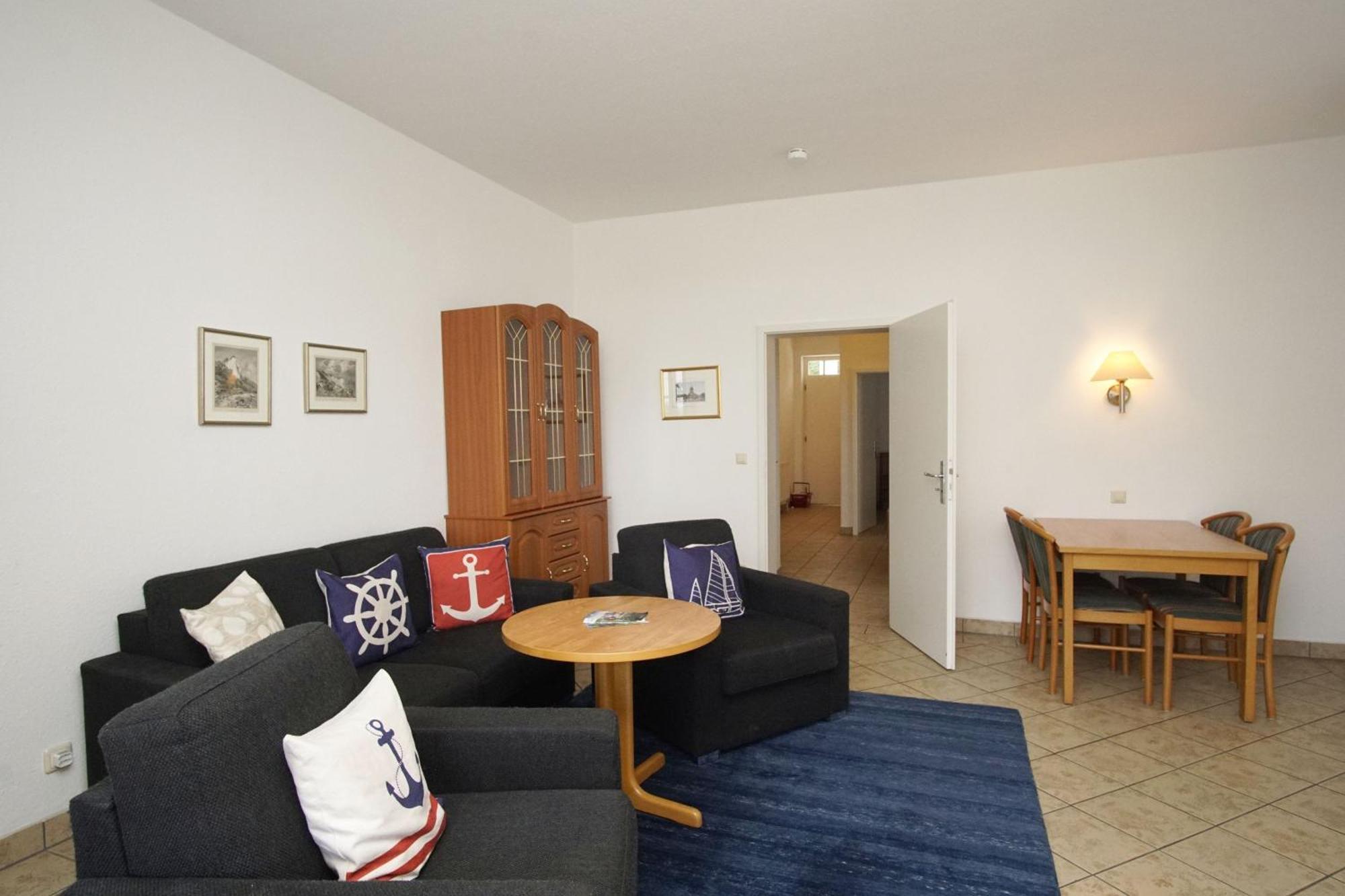 Aparthotel Ostsee Fewo 6 Balkon, Meerblick, Strand 宾茨 外观 照片