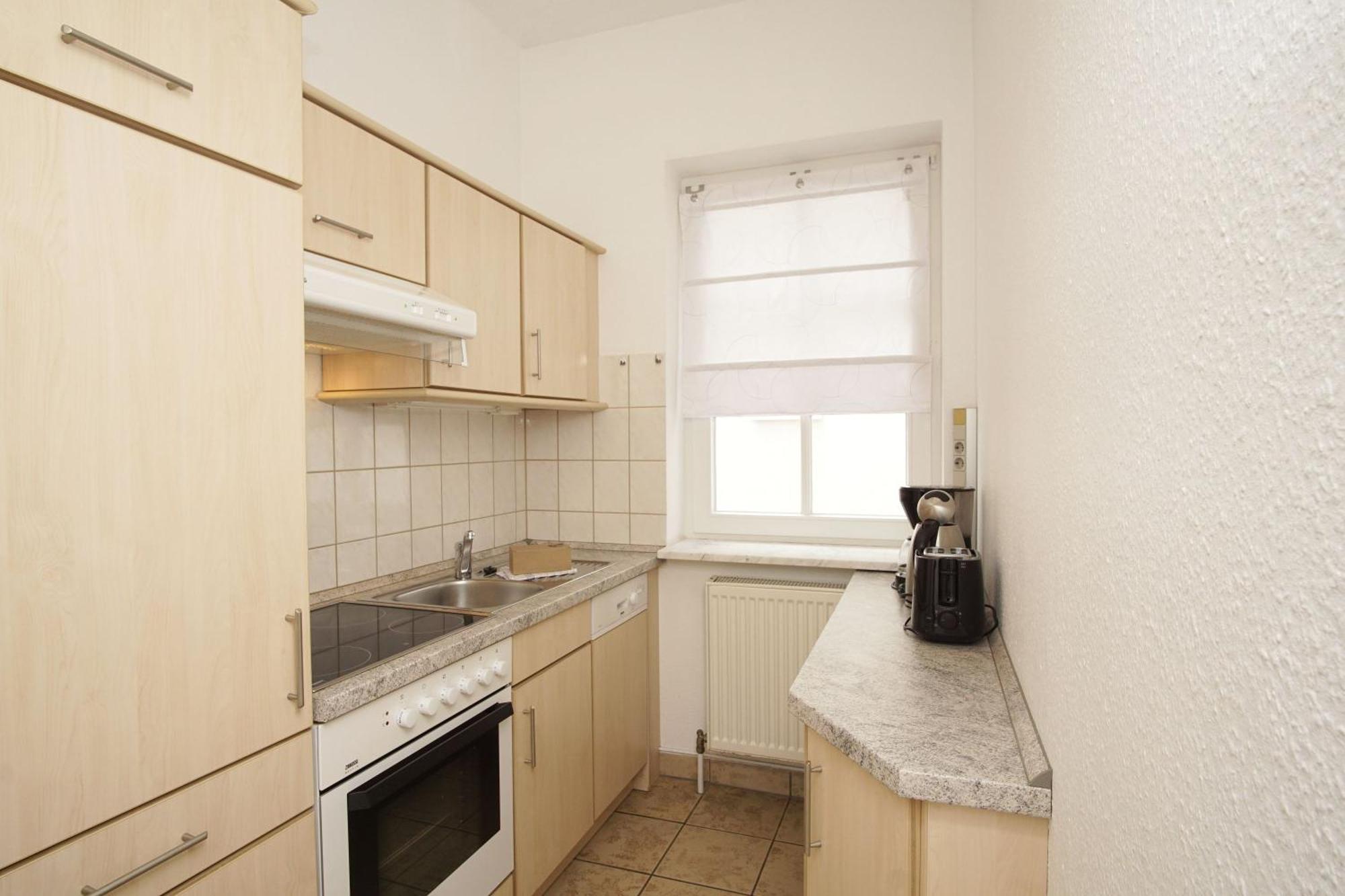 Aparthotel Ostsee Fewo 6 Balkon, Meerblick, Strand 宾茨 外观 照片